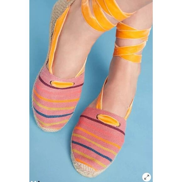 Penelope Chilvers Valencia Woodstock Espadrilles Wedges X Anthropologie Sz EU40 - Picture 6 of 14